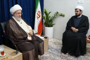 دیدار رئیس مرکز خدمات حوزه علمیه با آیت‌ الله اراکی